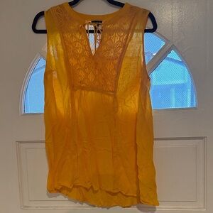 Torrid Sunlit Yellow Lace Blouse